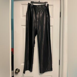 Princess Polly Faux Leather Pants, Size 4, never worn
